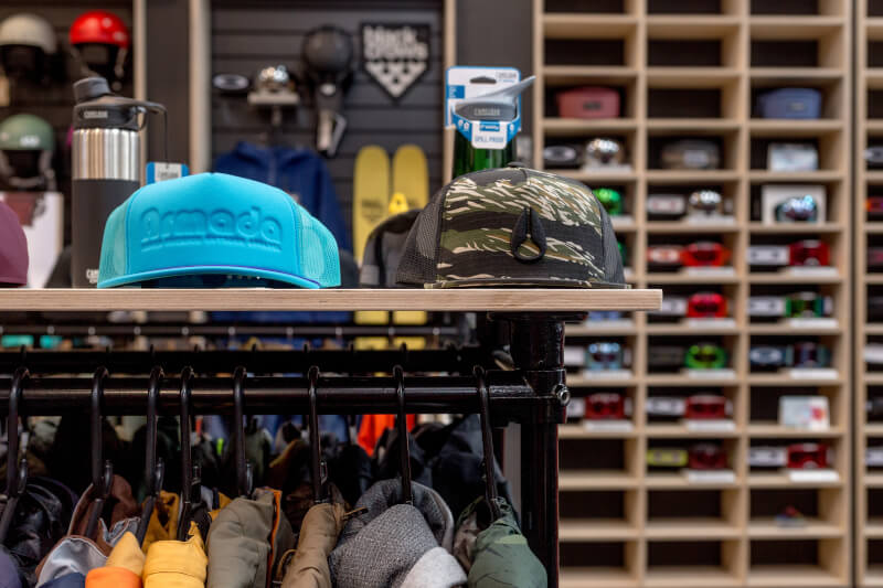 Retail with surfing products